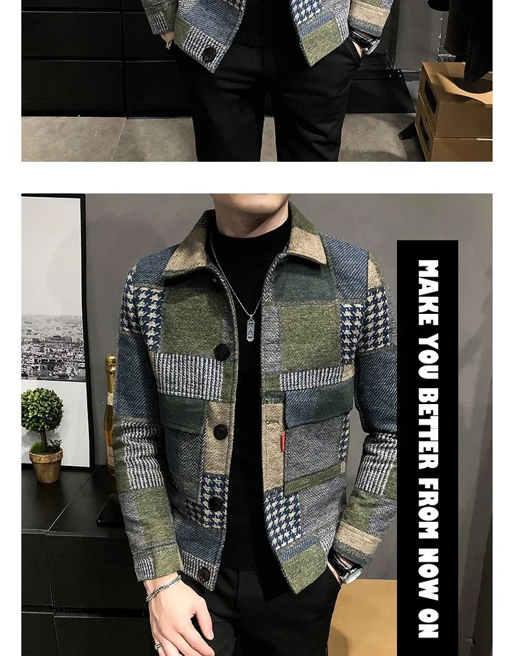 Men's Patchwork Sport Jacket