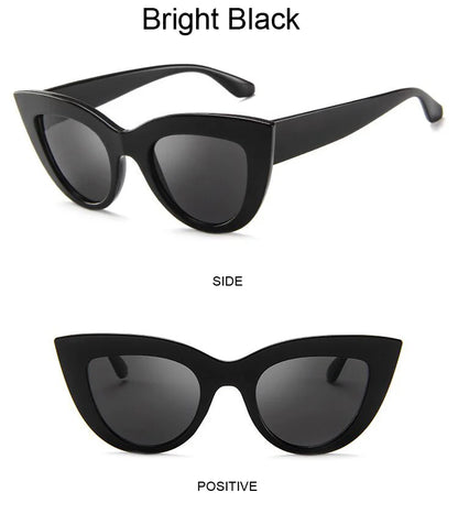 Vintage Cat Eye Statement Sunglasses