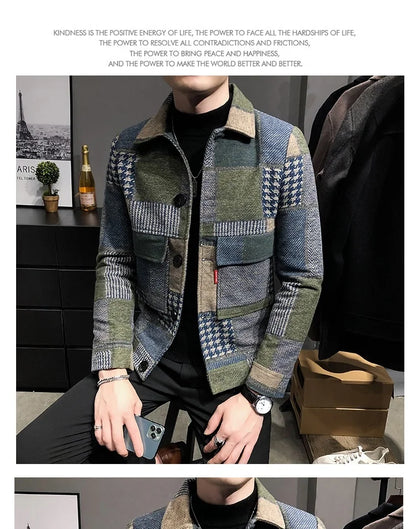 Men's Patchwork Sport Jacket