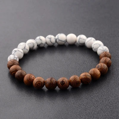 Lava Stone Chakra Arrow Bracelet