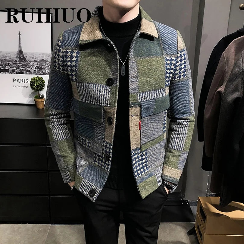 Men's Patchwork Sport Jacket