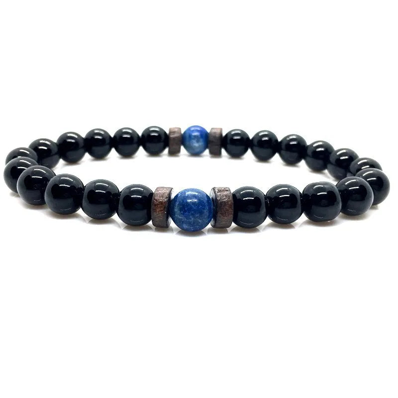 Lava Stone Chakra Arrow Bracelet