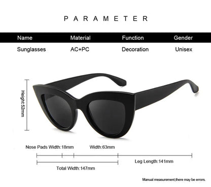 Cat Eye Design Sunglasses