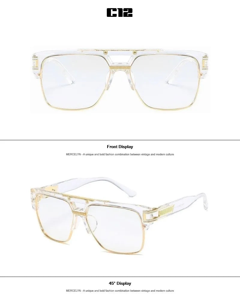 Men's Square Designer Sunglass