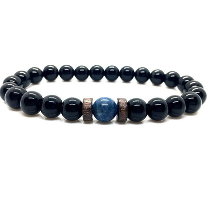 Lava Stone Chakra Arrow Bracelet