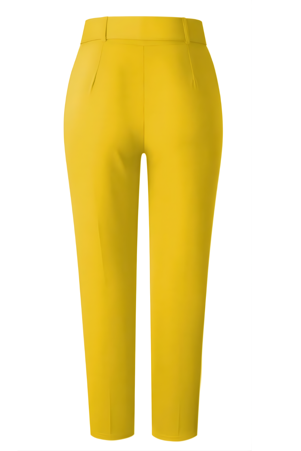 Yellow pants on a white background