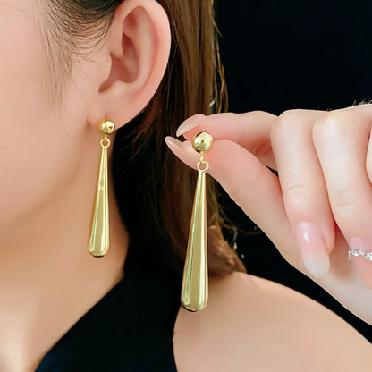 Minimalist Water Droplet Earrings