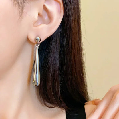 Minimalist Water Droplet Earrings