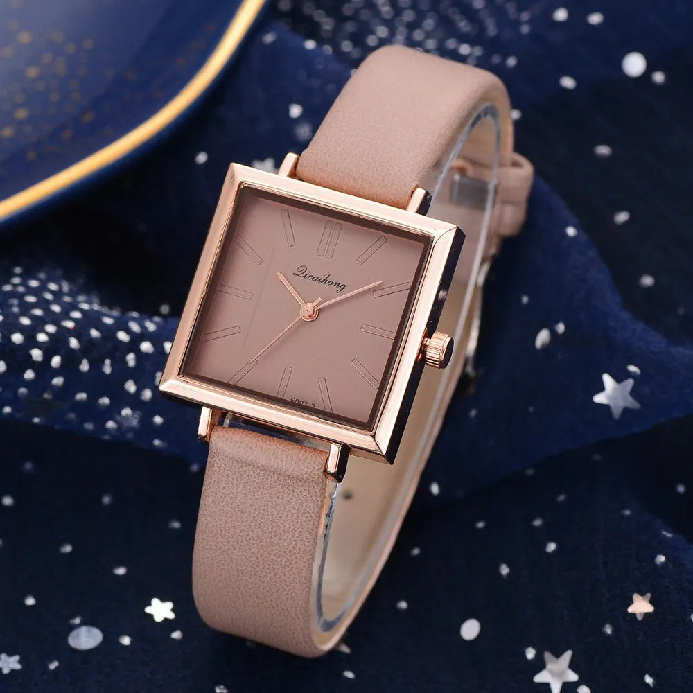 Square Fashion Luxury Ladies Watch