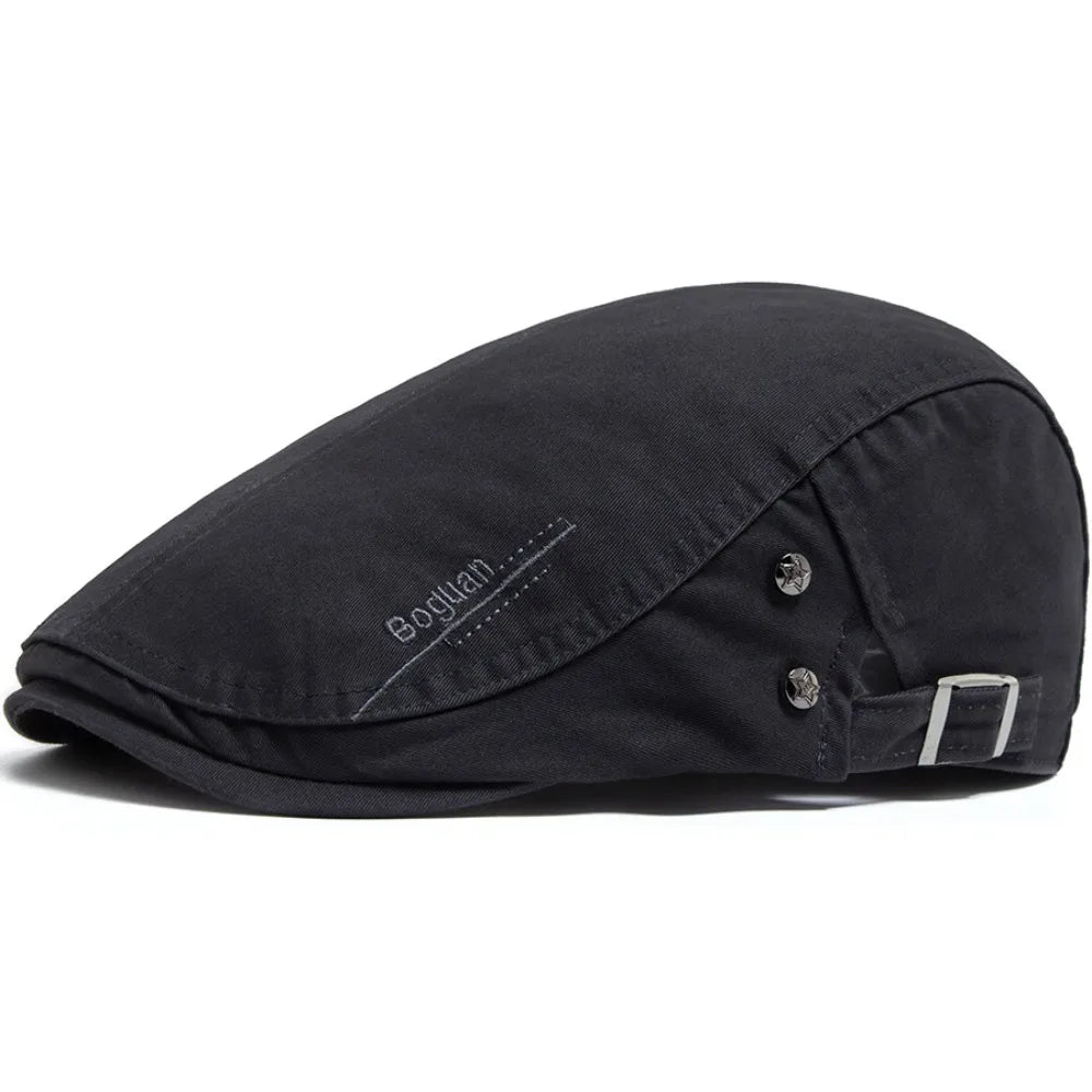 Heritage Cotton Adjustable Newsboy Beret