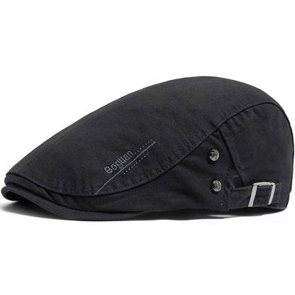 Heritage Cotton Adjustable Newsboy Beret
