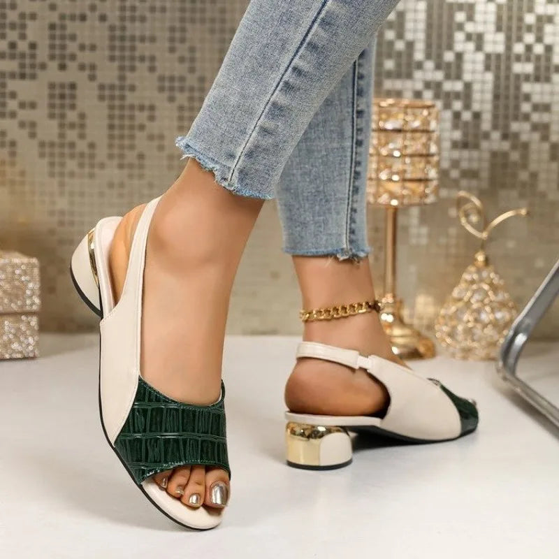 Elegant Mid-Heel Sandals