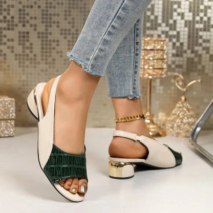 Elegant Mid-Heel Sandals