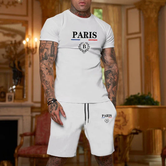 Men’s Casual Shorts Set Tracksuit
