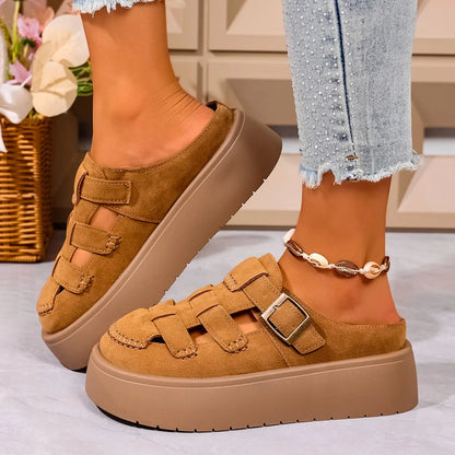 Woven Trail Platform Fisherman Sandals