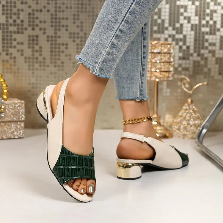 Elegant Mid-Heel Sandals