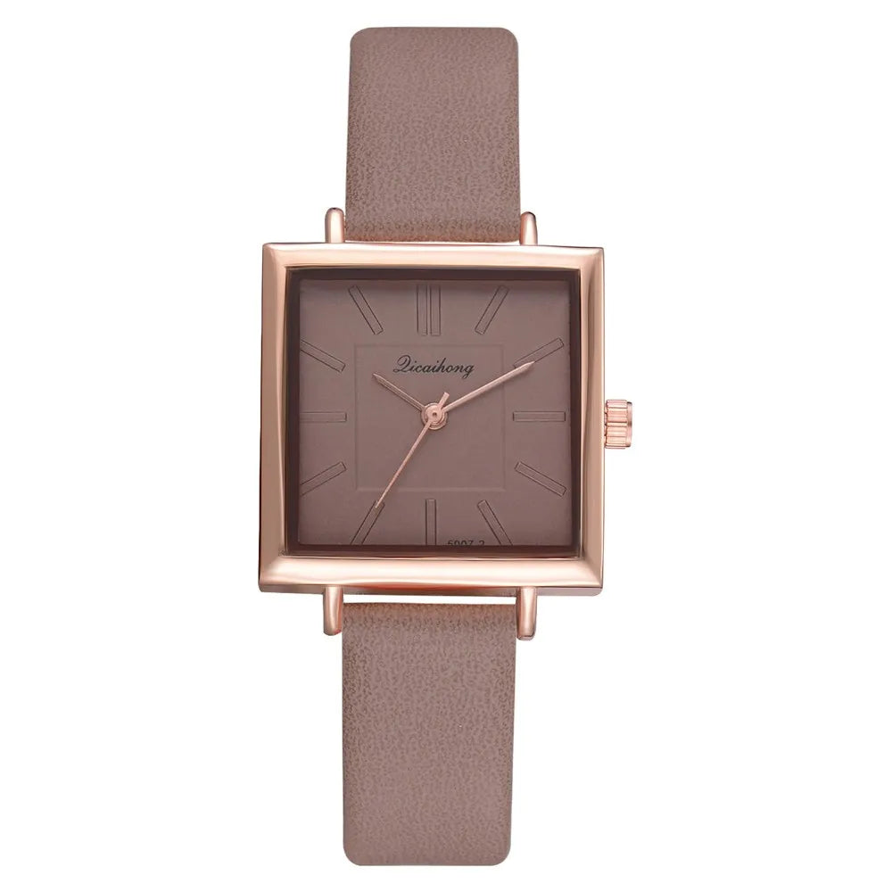 Square Fashion Luxury Ladies Watch