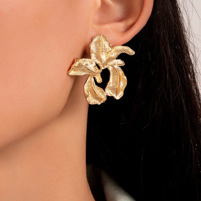 Golden Statement Earrings Collection