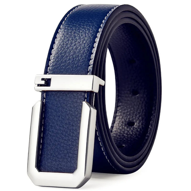 Sleek Automatic Leather Belt