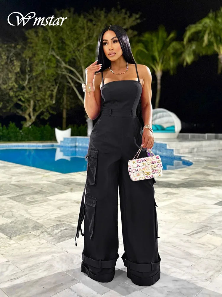 Elegant Mid Waist Jumpsuit