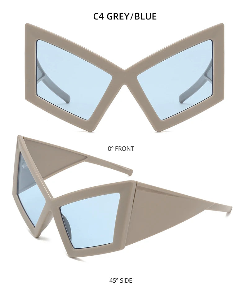 Futuristic Vision Shield Sunglasses