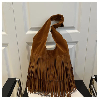The Muse Soft Fringe Hobo Bag