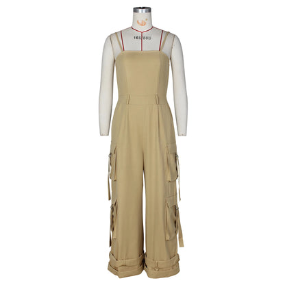 Elegant Mid Waist Jumpsuit