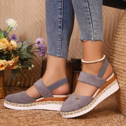 Espadrille Wedge Platform Sandals