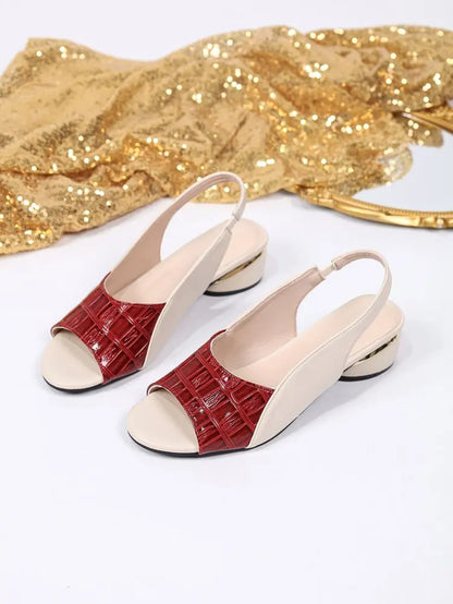 Elegant Mid-Heel Sandals