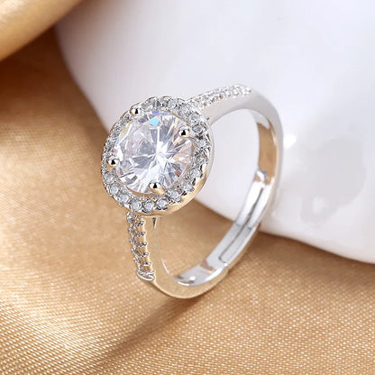 Exquisite Adjustable Sterling Silver Ring