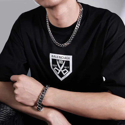Men’s Heavy Stainless Steel Cuban Link Chain
