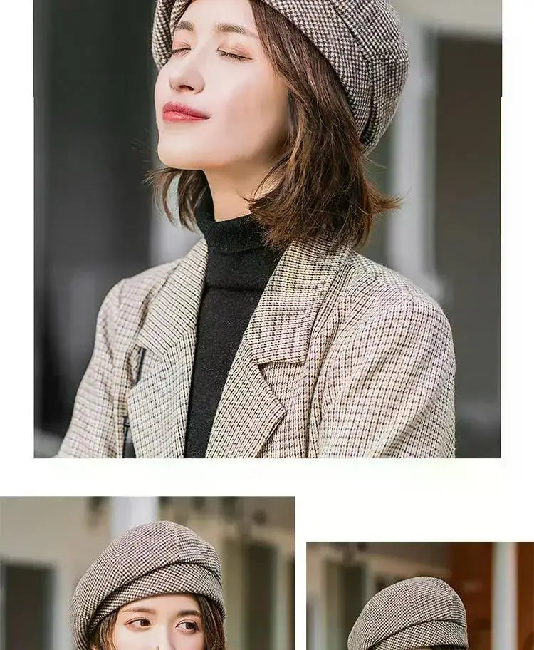 Elegant Winter Wool Beret