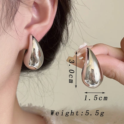 Luxe Drop Metal Earrings