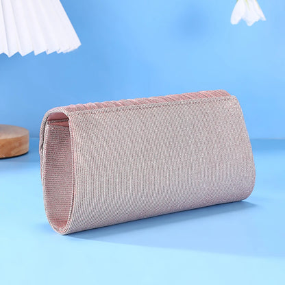 Luxury Shimmer Envelope Clutch