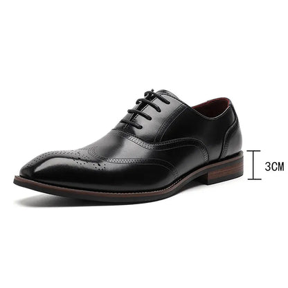 Elevate Dapper Leather Oxfords