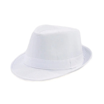Classic Linen Fedora Hat