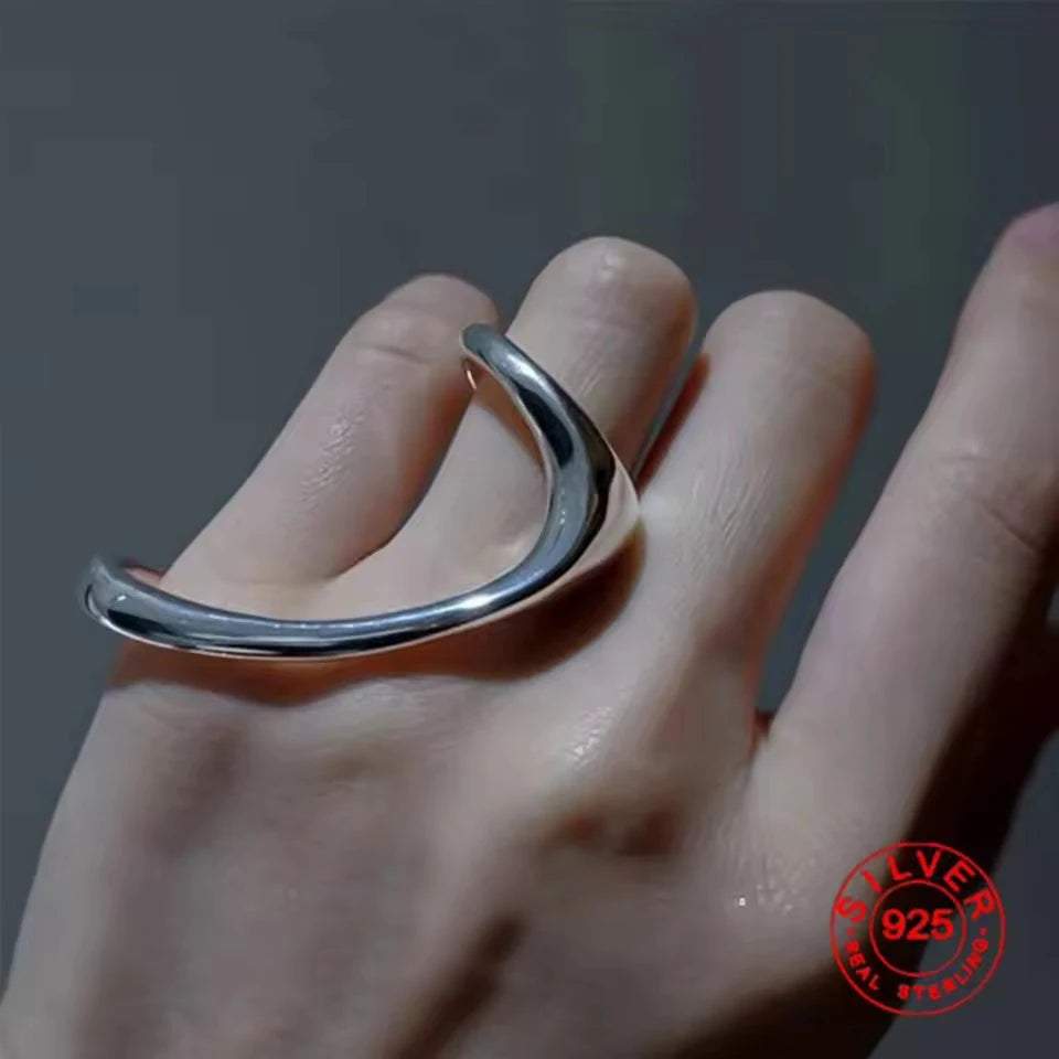 Bohemian Silver Adjustable Rings