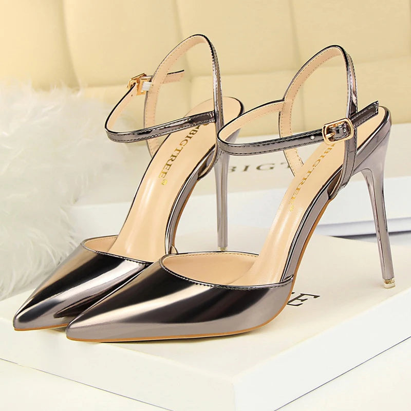 Pointed Toe Thin Heel Dress Shoes
