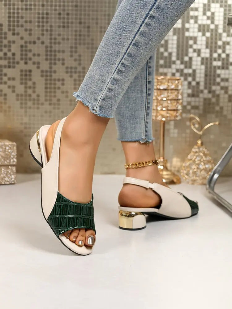 Elegant Mid-Heel Sandals