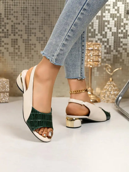 Elegant Mid-Heel Sandals