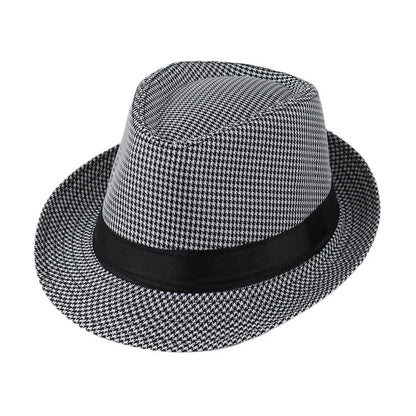 Classic Linen Fedora Hat