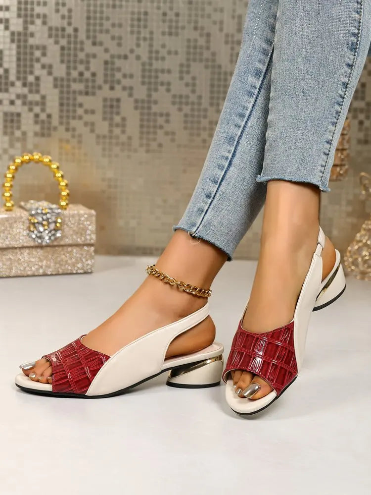 Elegant Mid-Heel Sandals