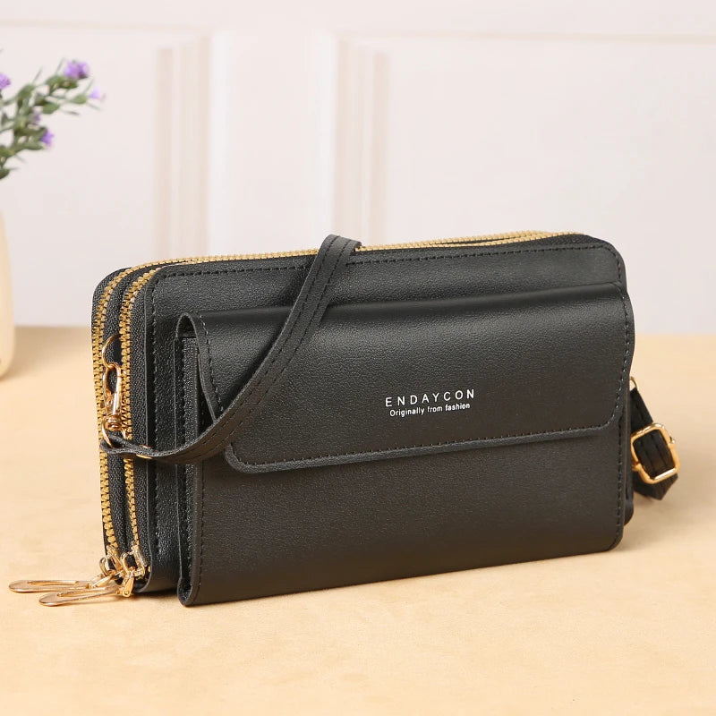 The Minimalist Multi-Compartment Crossbody Phone Wallet