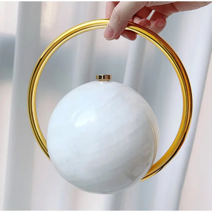  The Orb Marble Sphere Clutch