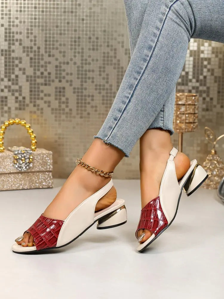 Elegant Mid-Heel Sandals