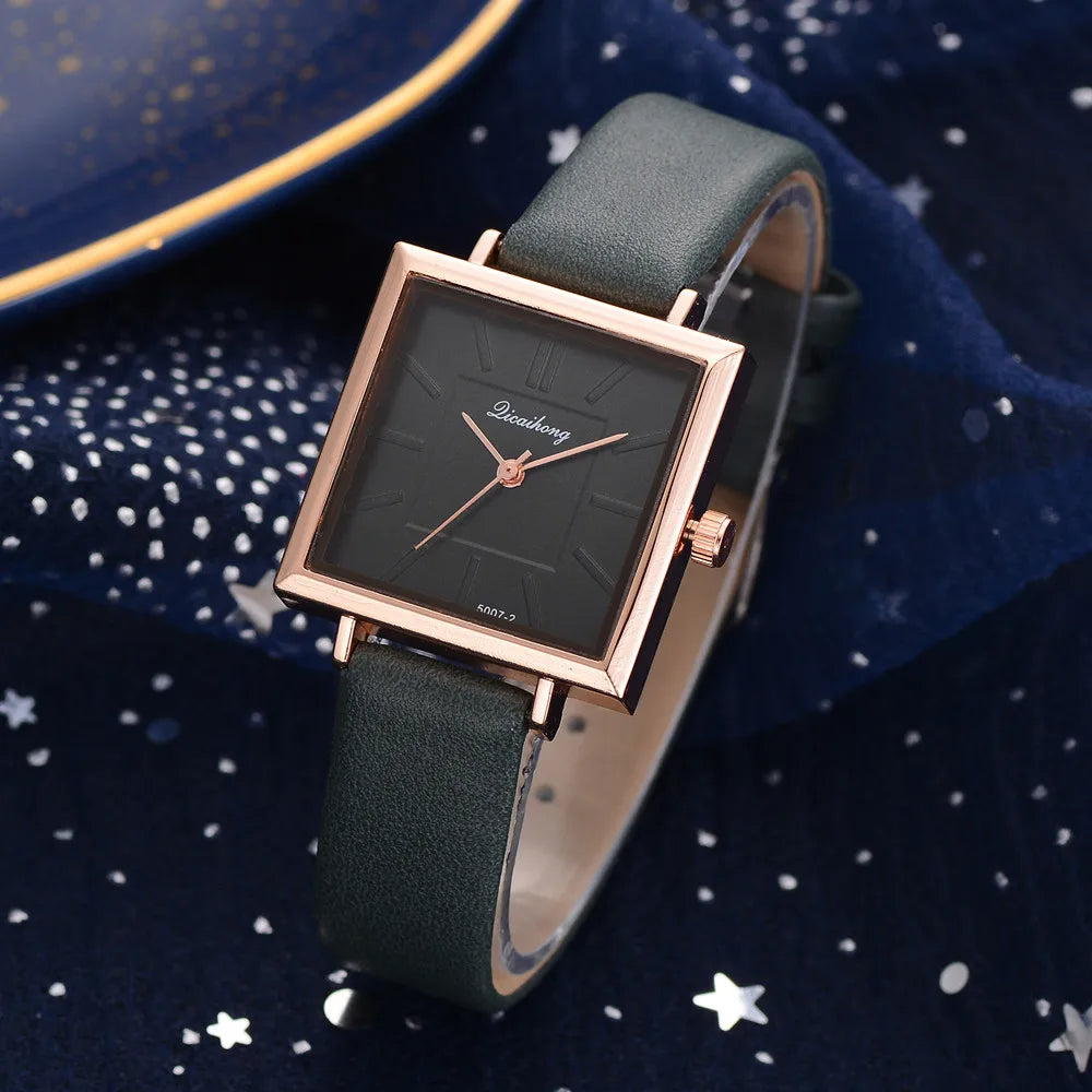 Square Fashion Luxury Ladies Watch
