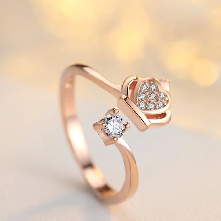 Exquisite Adjustable Sterling Silver Ring