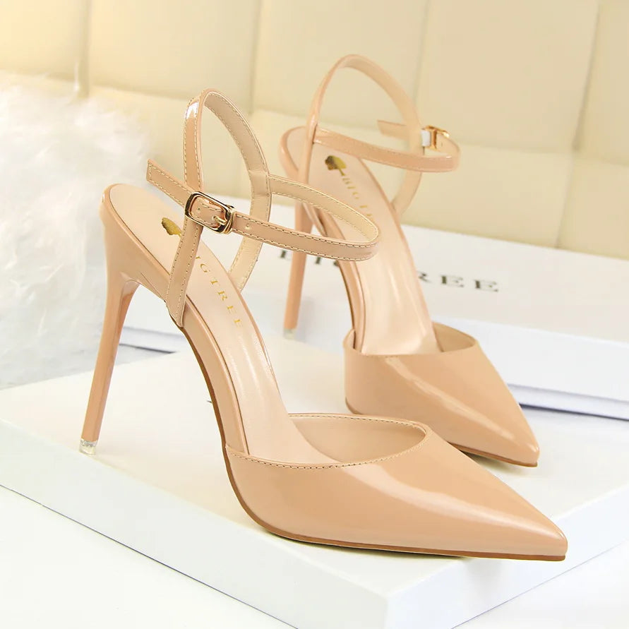 Pointed Toe Thin Heel Dress Shoes