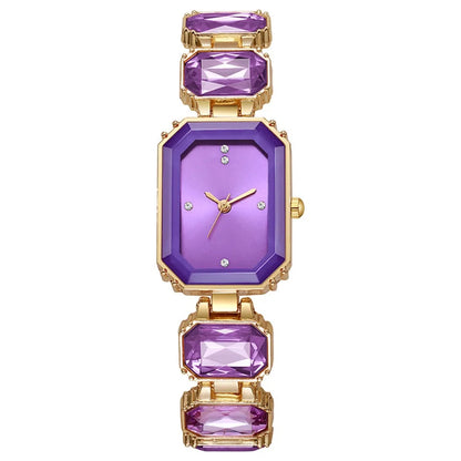 Elegant Women Rectangle Dial Watch