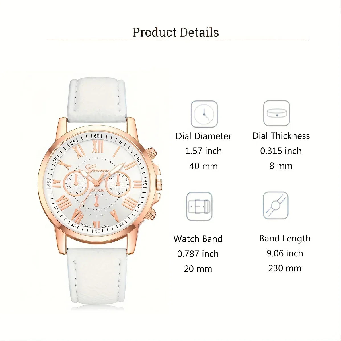 Geneva Women's Fashion Watch